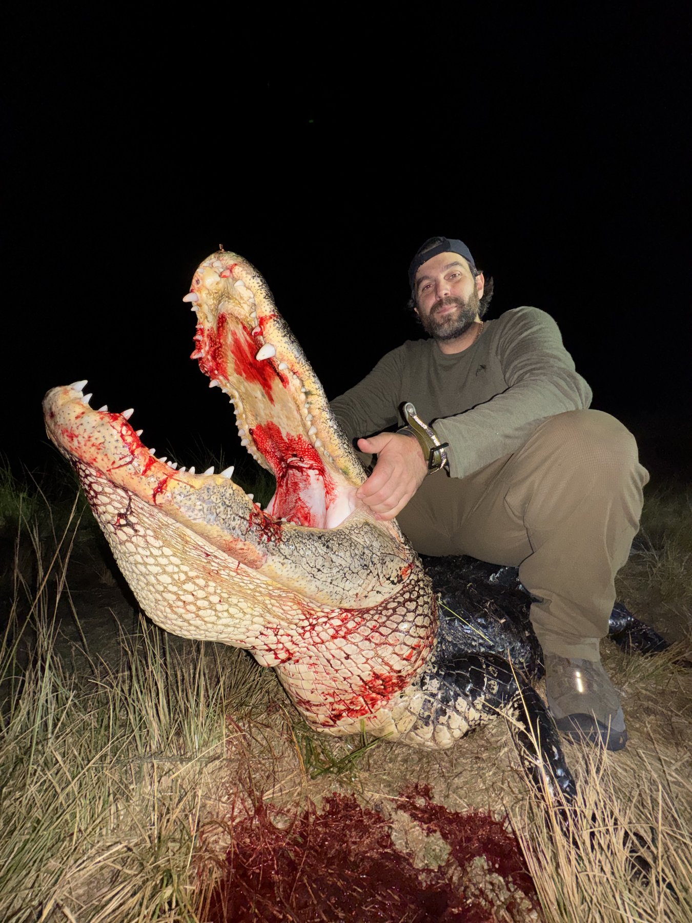 Night gator hunt Wild Florida Hunts